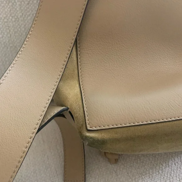 JW ANDERSON Tan Backpack with Gold Accents - Picture 12 of 16